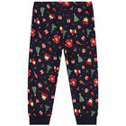 Red & Navy Blue Festive Pyjamas, 2, hi-res