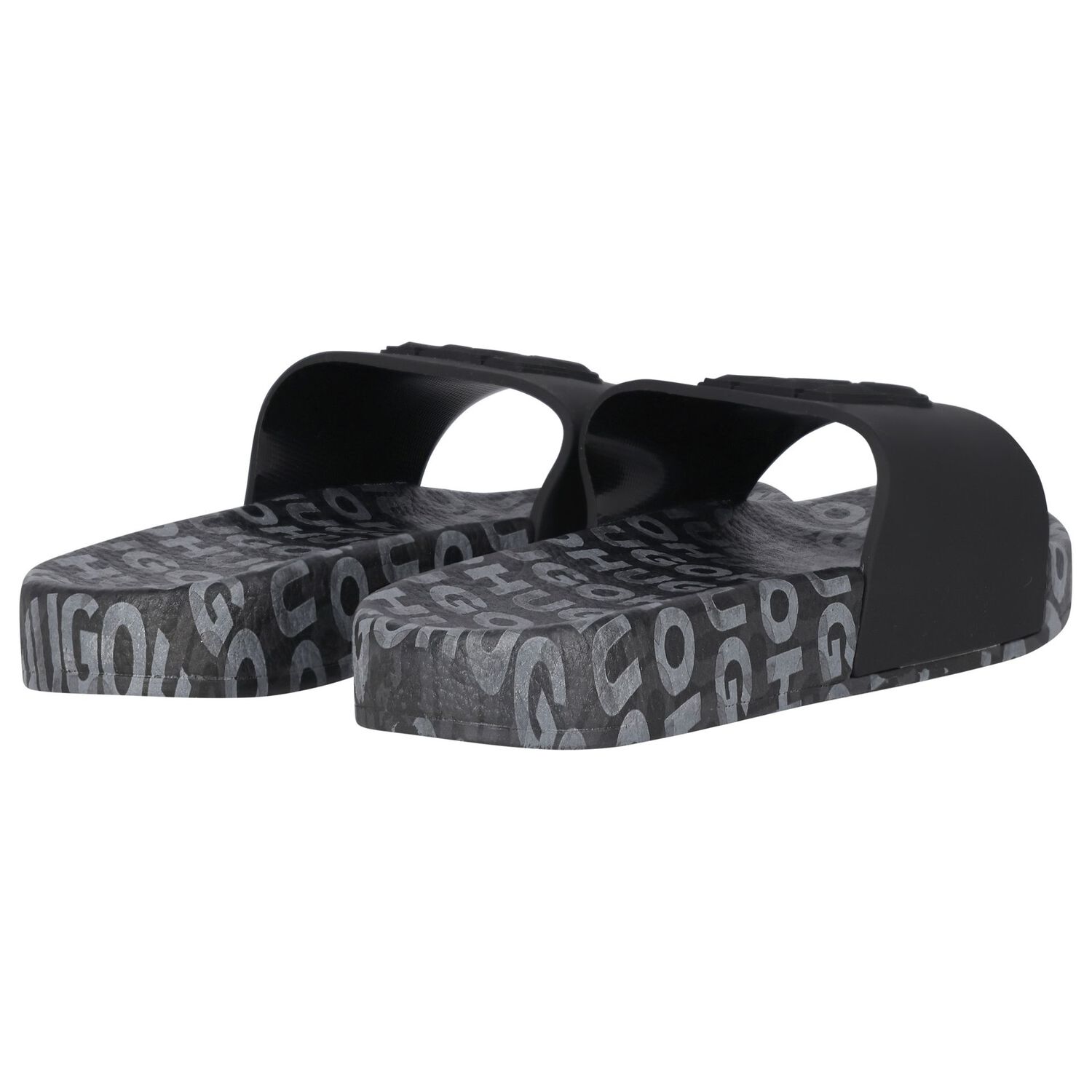 Boys Black & Grey Logo Sliders, 1, hi-res image number null