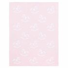 Baby Girls Pink Knitted Blanket, 1, hi-res