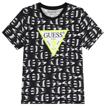 Boys Black Logo T-Shirt