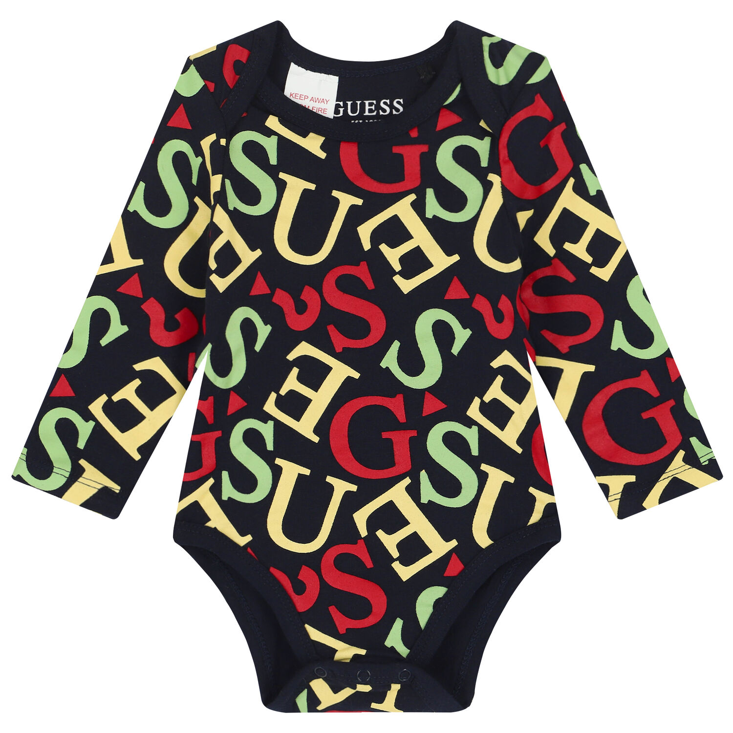 Baby Boys Grey & Black Logo Gift Set, 1, hi-res