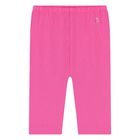 Younger Girls Pink Leggings, 2, hi-res