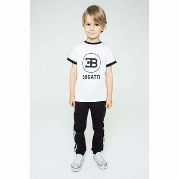Boys White Logo T-Shirt