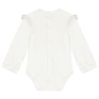 Baby Girls Ivory Tulle Skirt Set, 1, hi-res