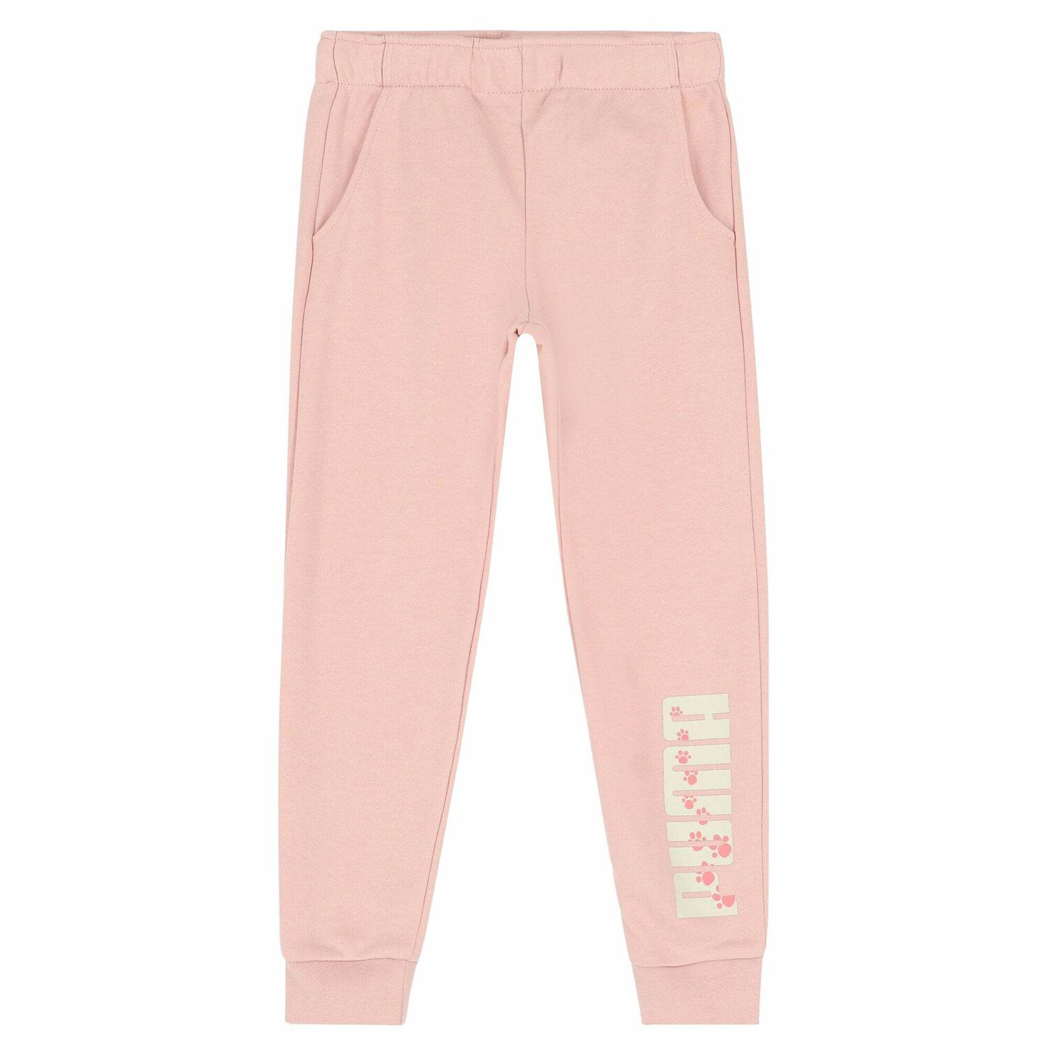 Girls Pink Logo Joggers, 1, hi-res