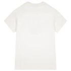Girls Mini Me White T-Shirt Dress, 1, hi-res