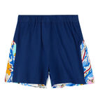 Girls Blue Ruffle Shorts, 1, hi-res