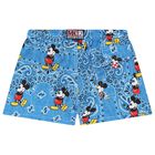 Boys Blue Mickey Mouse Swim Shorts, 1, hi-res