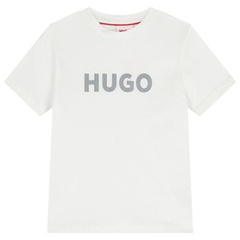 Boys White Logo T-Shirt