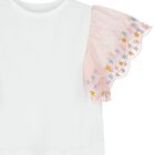 Girls White & Pink T-Shirt, 1, hi-res