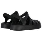 Black Logo Superstar Sandals, 1, hi-res