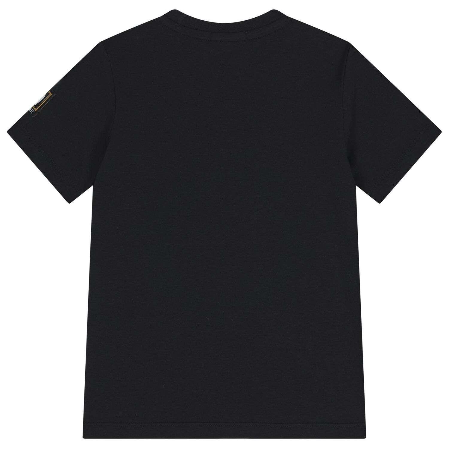 Boys Black Logo T-Shirt, 1, hi-res