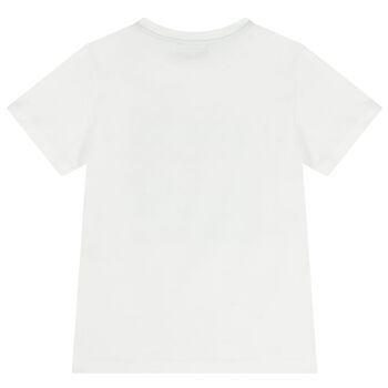 Boys White Logo T-Shirt