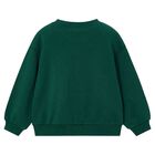 Girls Green Handbag Motif Sweatshirt, 1, hi-res