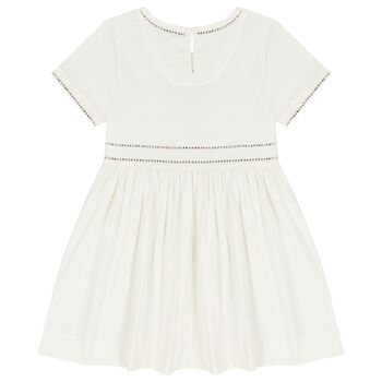 Girls Ivory Crystal EKD Dress
