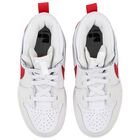 White & Red Jordan 1 Mid Easyon Trainers, 1, hi-res