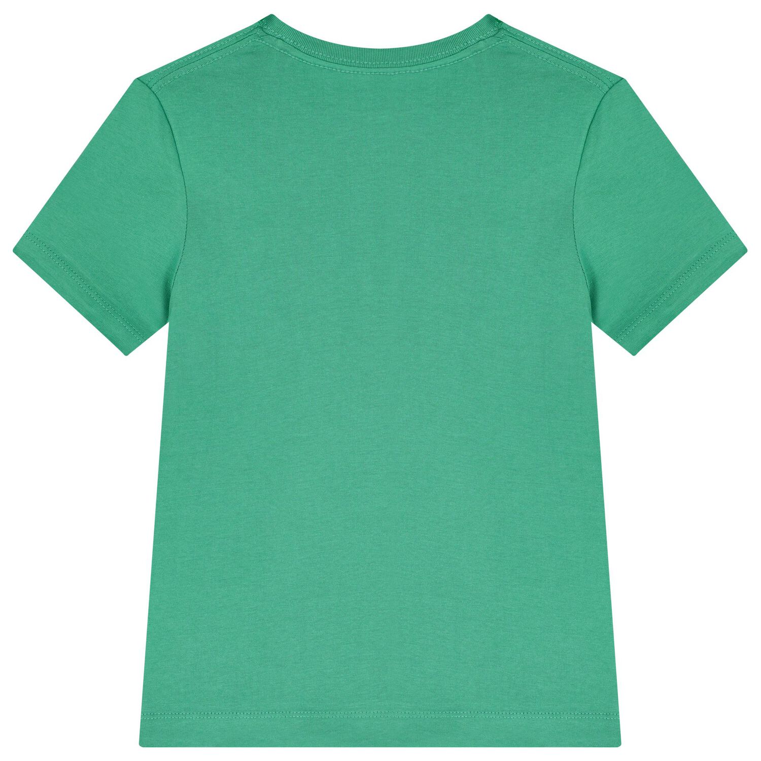 Boys Green Cotton Logo T-Shirt, 1, hi-res