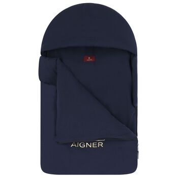 Baby Boys Navy Blue Logo Nest