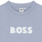 Boys Blue & Navy Blue Logo Shorts Set, 2, hi-res