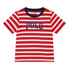 Baby Boys Red & Navy Blue Shorts Set, 1, hi-res