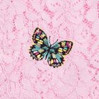 Girls Pink Lace Bolero, 1, hi-res