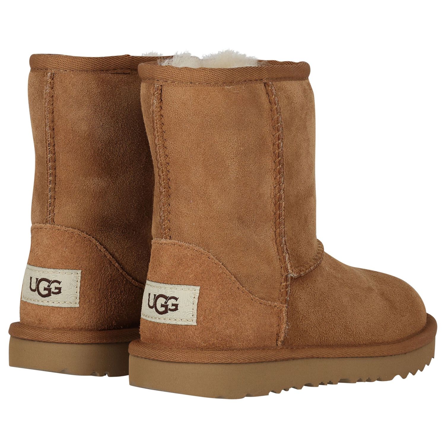 Beige Classic II Suede Boots, 1, hi-res image number null