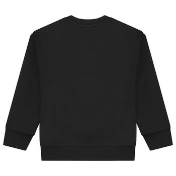 Boys Black Logo Sweatshirt