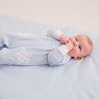 Baby Boys Blue Babygrow, 2, hi-res