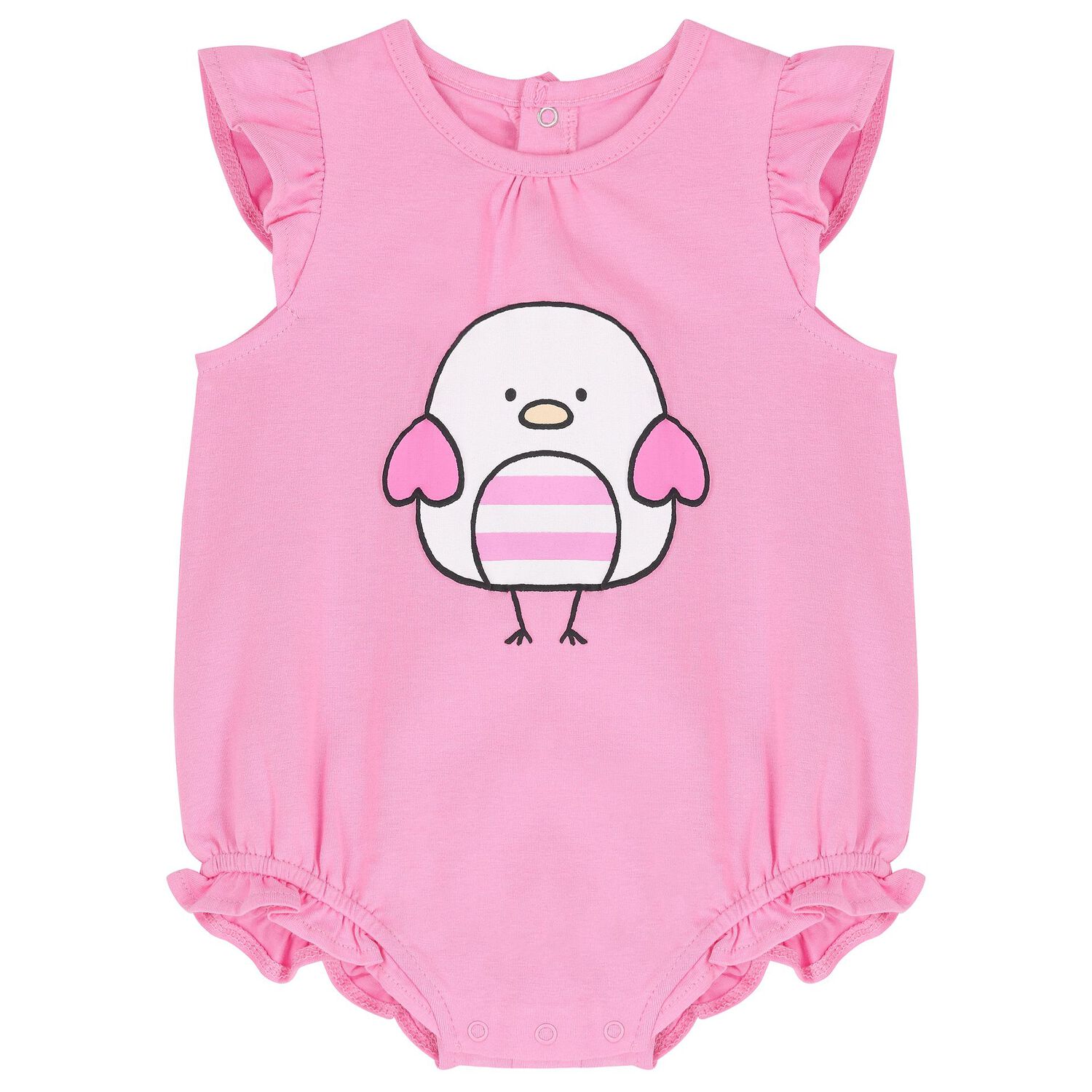 Baby Girls Pink Bodysuits ( 3-Pack ), 1, hi-res