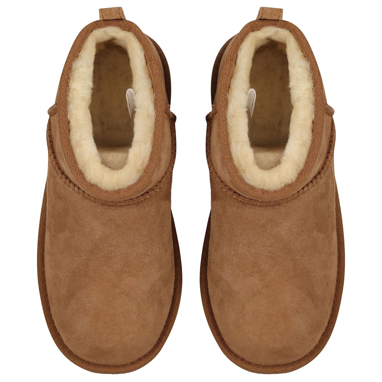 Chestnut Brown Classic Ultra Mini Suede Boots, 3, hi-res