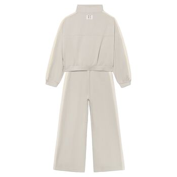 Girls Beige & Ivory Tracksuit