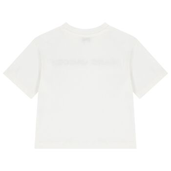 Boys White Logo T-Shirt