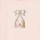 Girls Pink Logo Dress, 1, hi-res