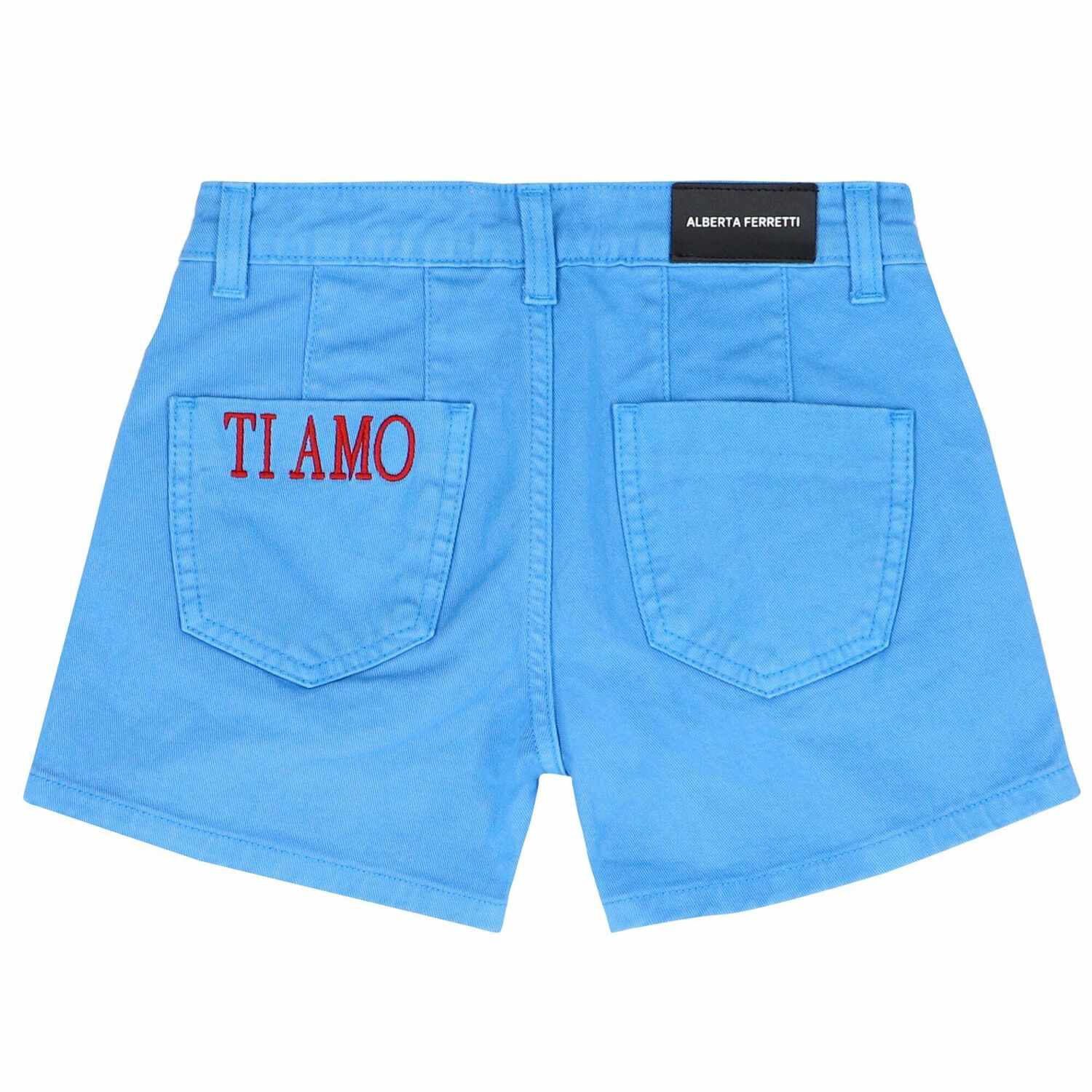 Girls Blue Shorts, 1, hi-res