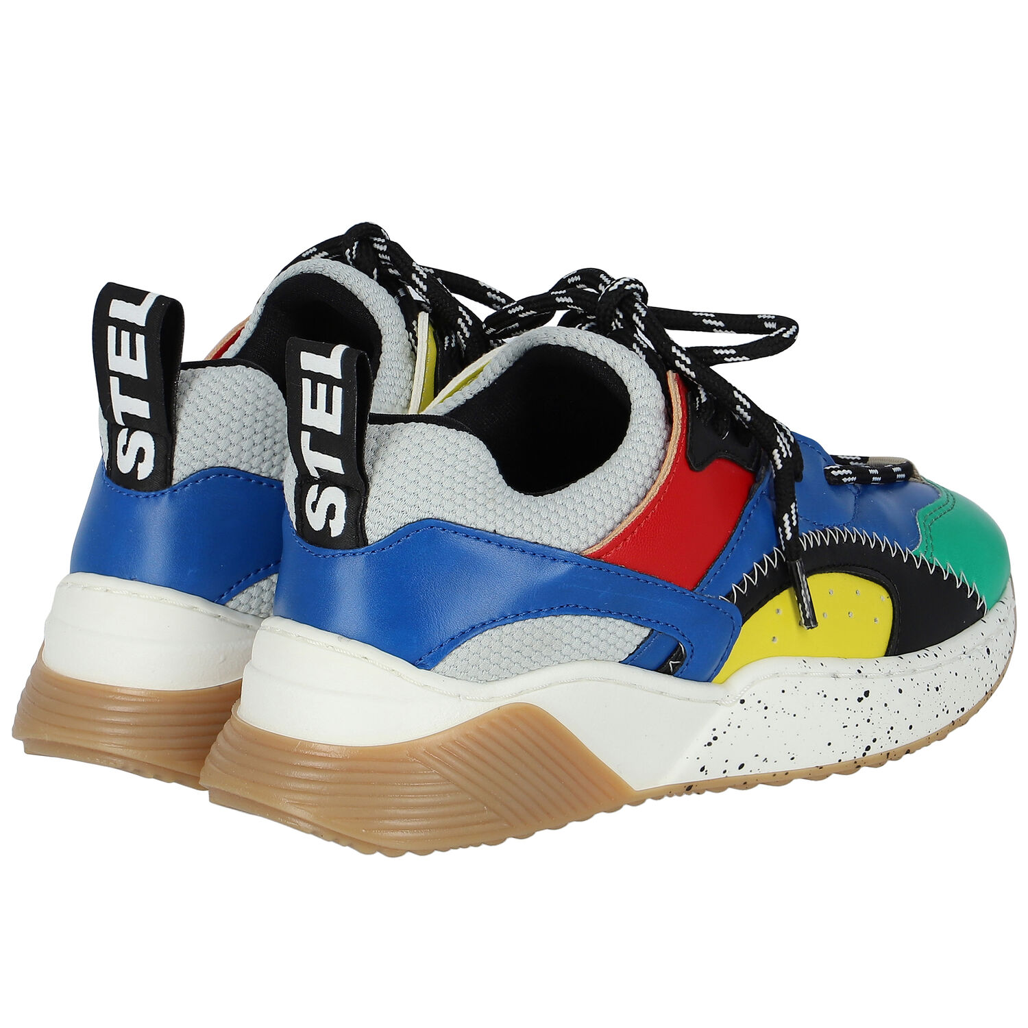 Boys Multi-Colored Logo Trainers, 1, hi-res image number null