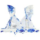 Girls White & Blue Floral Bikini, 2, hi-res