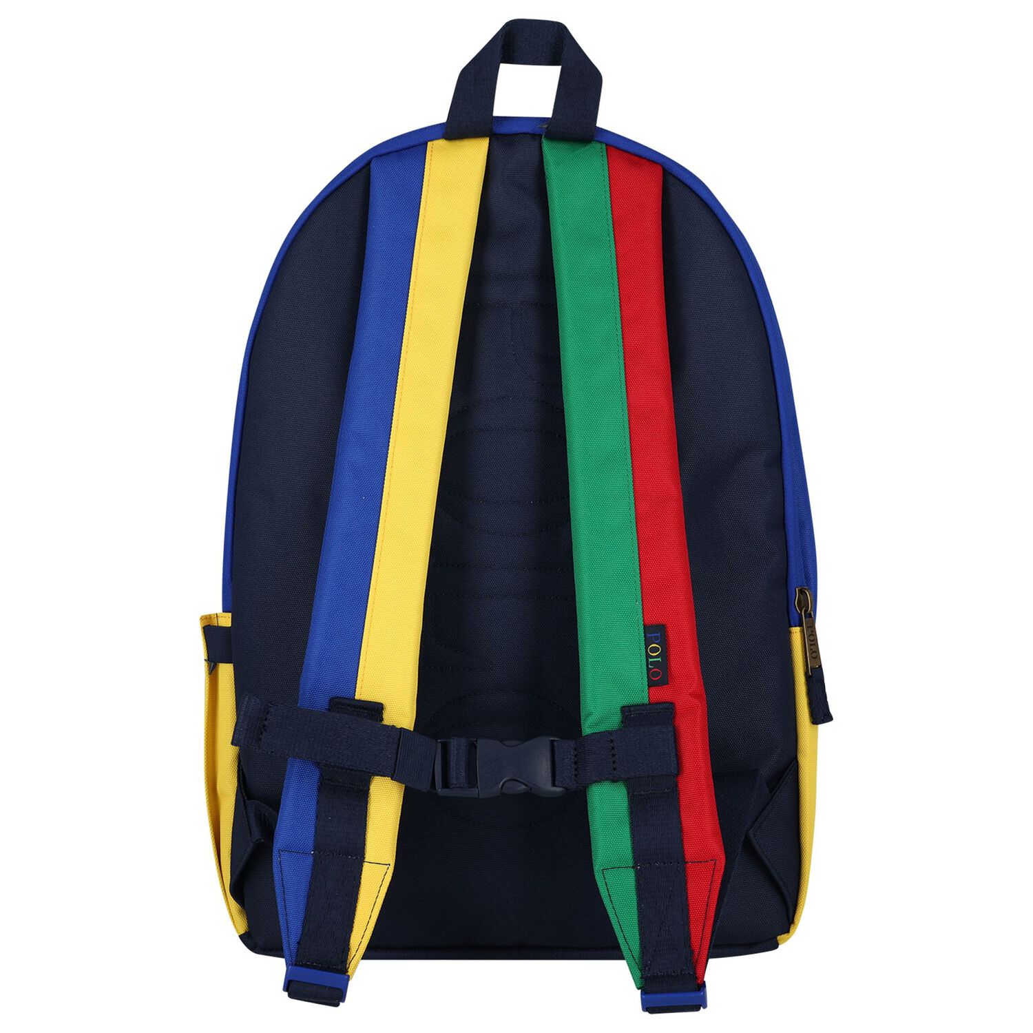 Multi-Coloured Canvas Pony Logo Backpack ( 44cm ), 2, hi-res