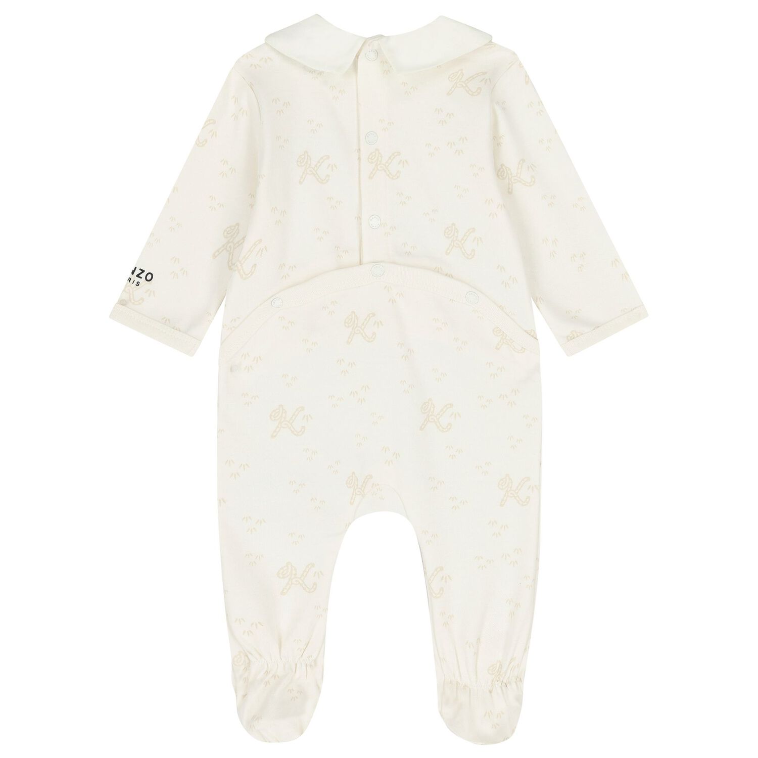 Ivory Tiger Logo Babygrow Gift Set, 1, hi-res