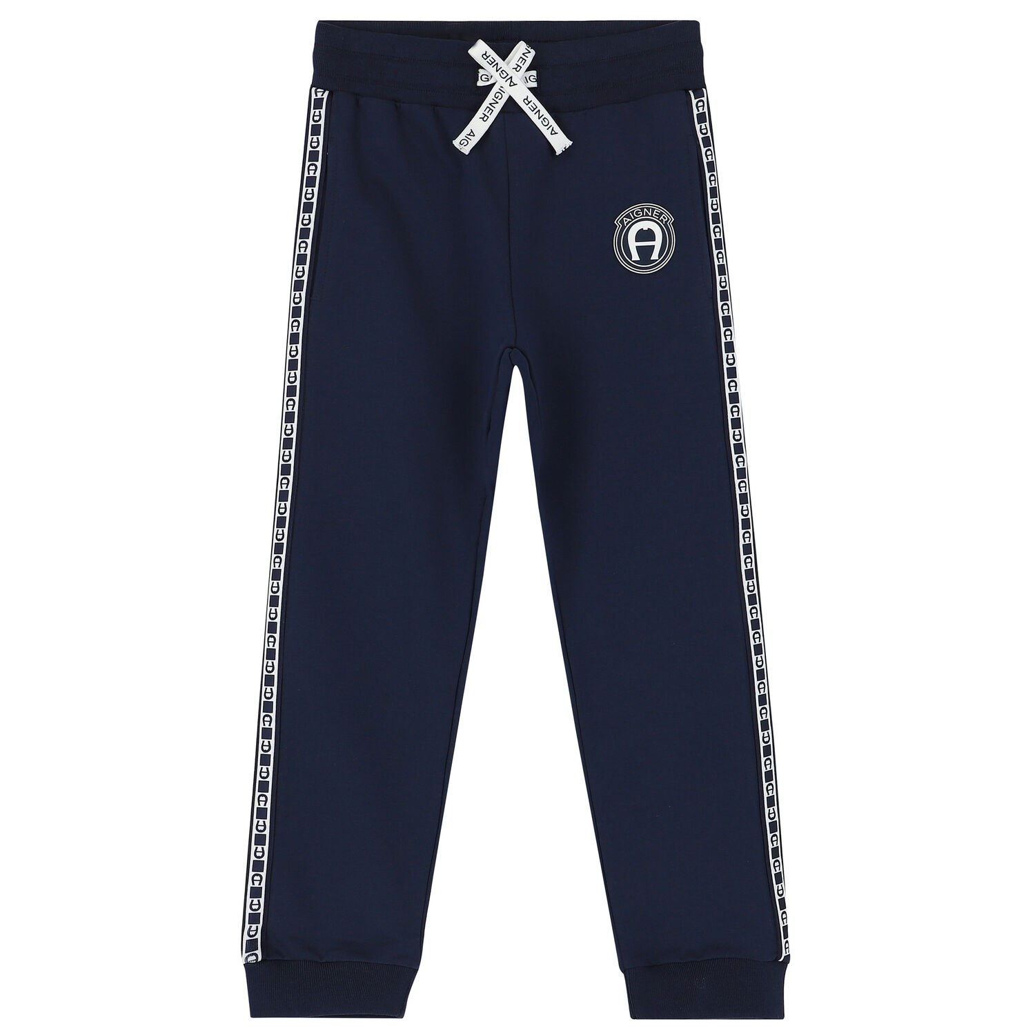 Boys Navy Logo Jogger, 1, hi-res