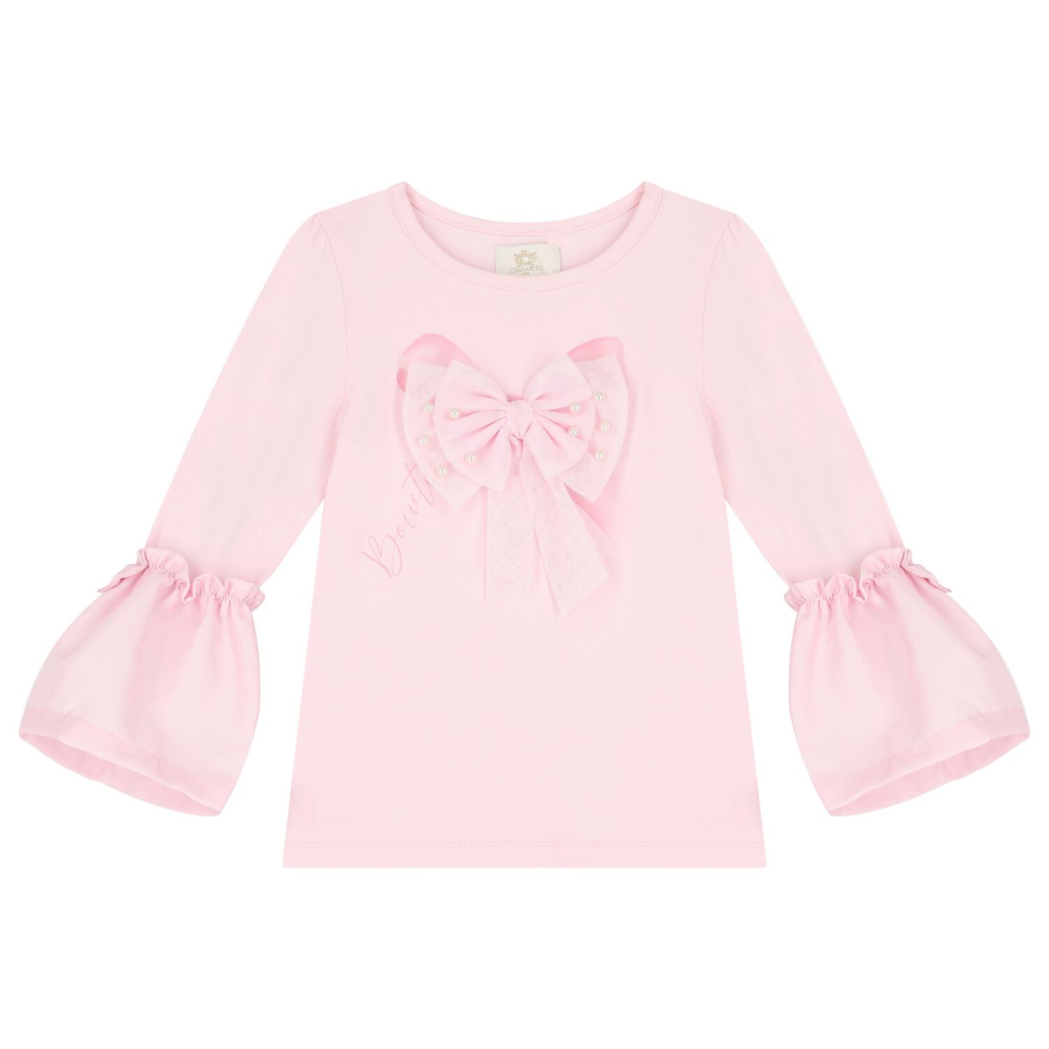 Girls Pink Bow Leggings Set, 1, hi-res image number null