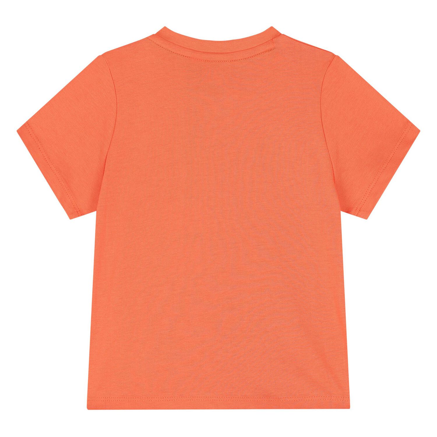 Younger Boys Orange Logo T-Shirt, 4, hi-res