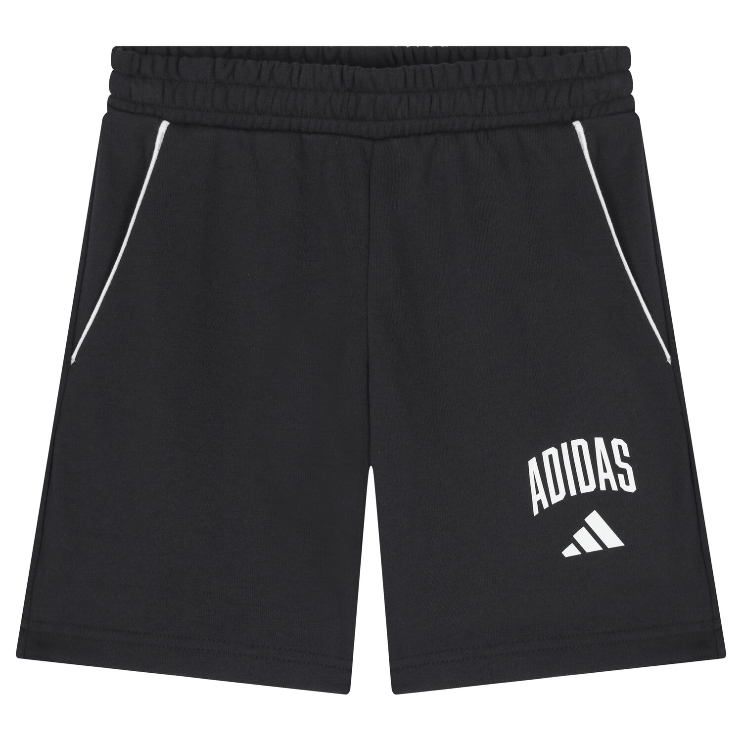 Black Logo Shorts, 1, hi-res