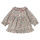 Baby Girls Multi-Coloured Floral Dress, 1, hi-res