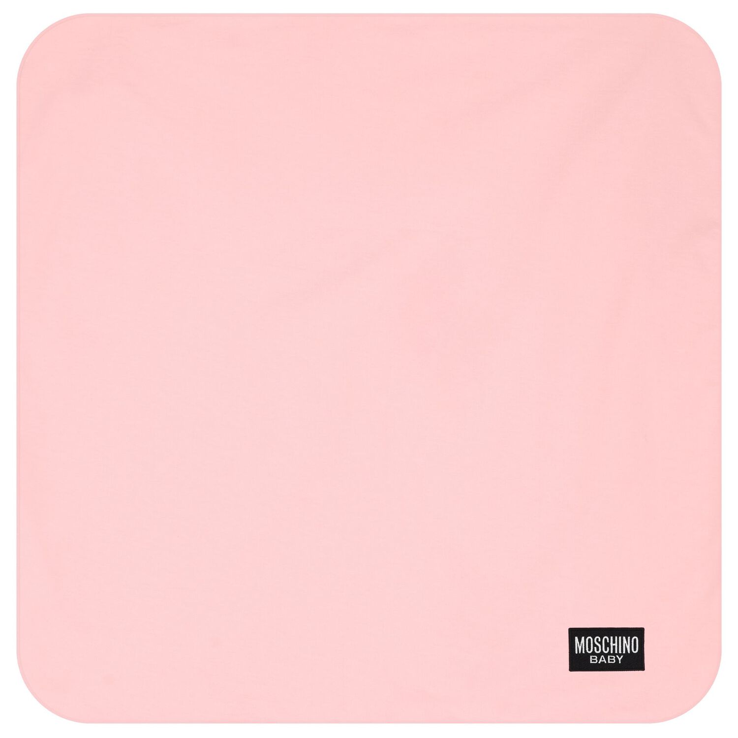 Girls Pink Teddy Bear Logo Baby Blanket, 5, hi-res