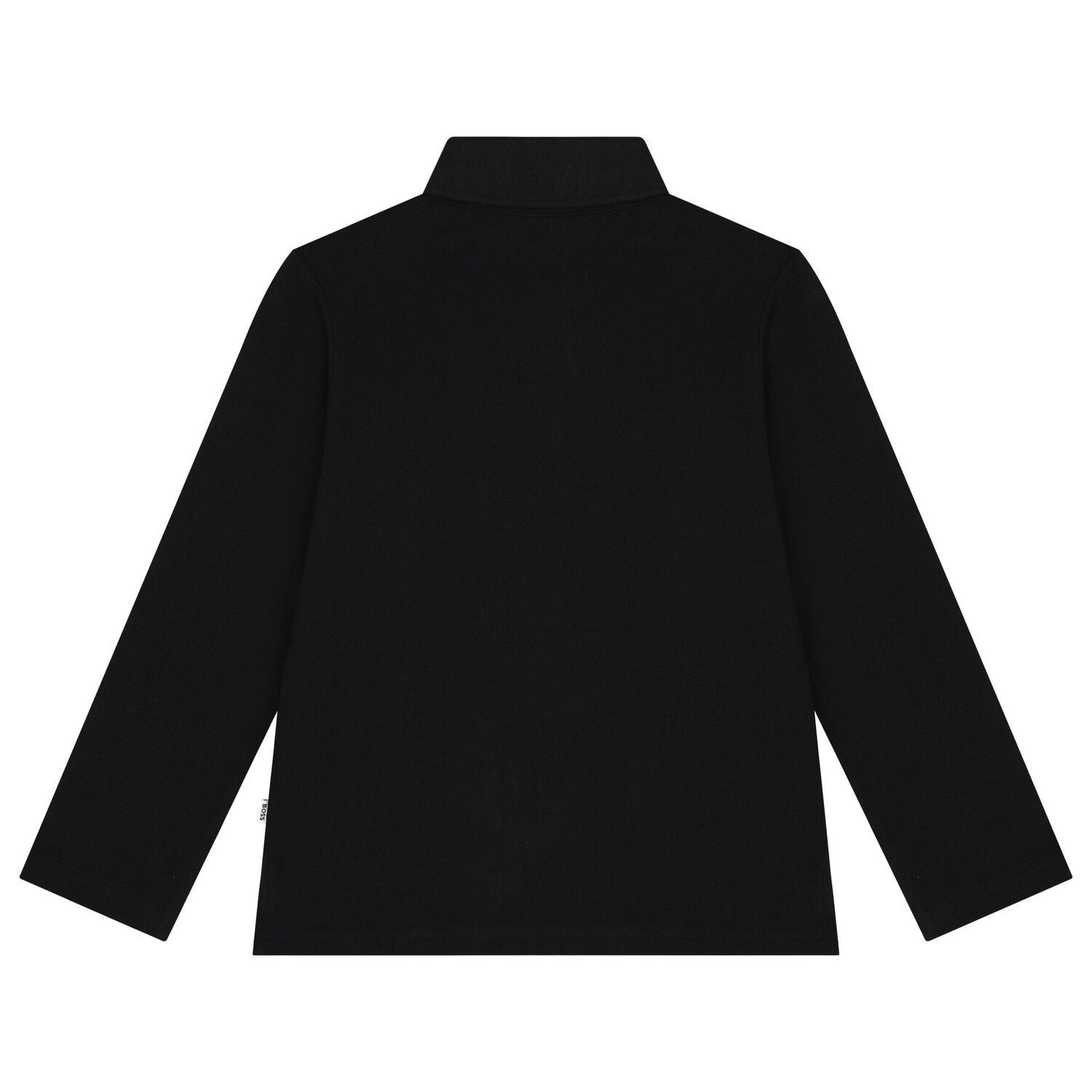 Boys Black Logo Polo Shirt, 1, hi-res image number null