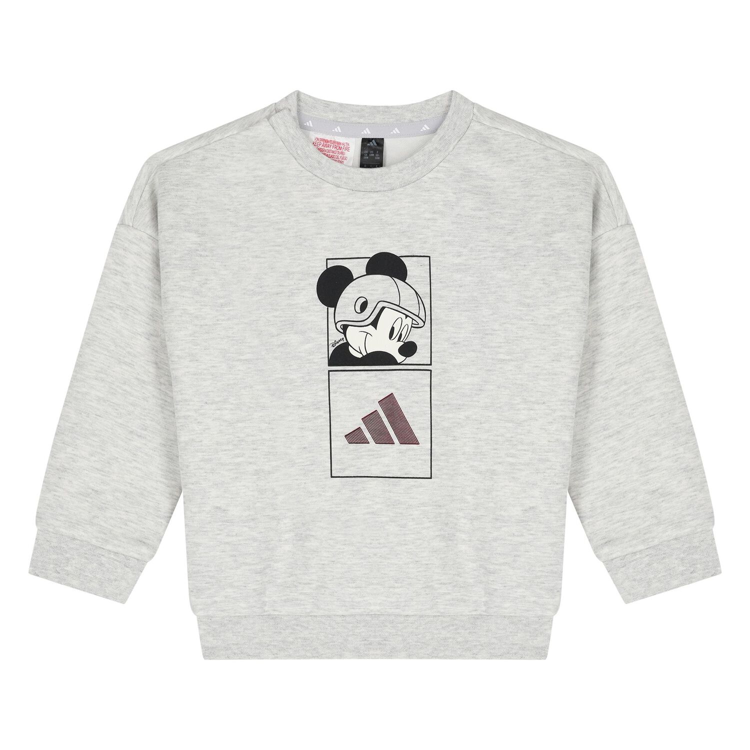 Younger Boys Grey & Black Mickey Mouse Disney Tracksuit, 1, hi-res
