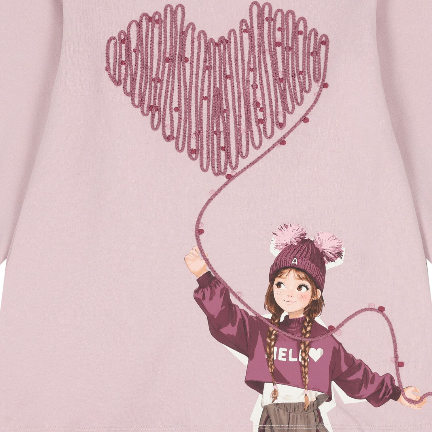 Girls Pink Dress, 1, hi-res
