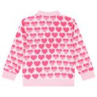 Younger Girls Pink Logo Tracksuit, 1, hi-res