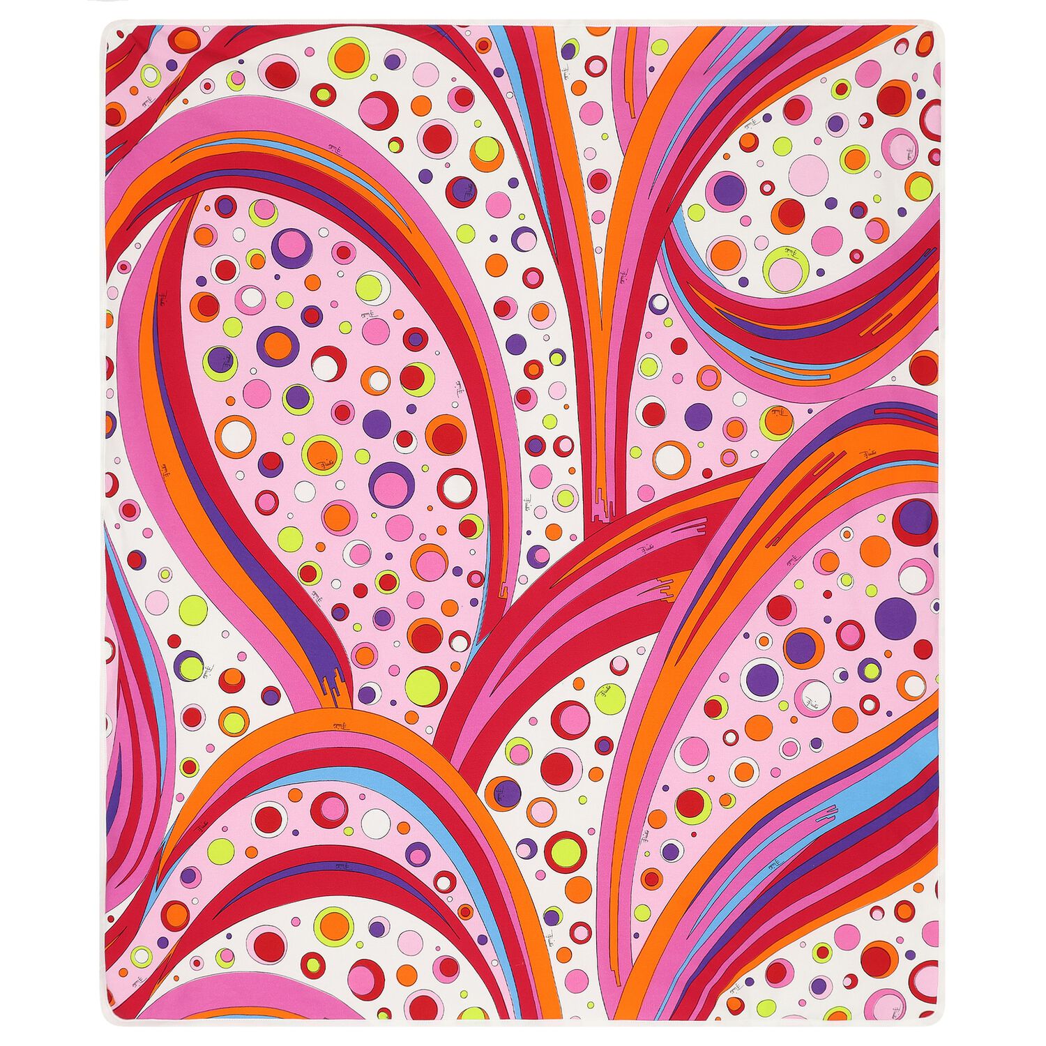 Baby Girls Multi-Coloured Fontane Blanket, 2, hi-res