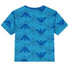 Boys Blue Logo T-Shirt, 1, hi-res